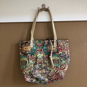 Multicolor Floral Over the Shoulder Purse